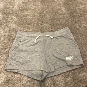 Nike grey cotton shorts
